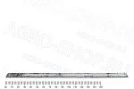 Нож ковша (2100х100х12) сталь 09Г2С (с наплавкой твердосплавом) ПКУ ЮМЗ