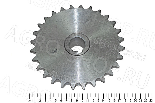 Звездочка КТУ 9-15 вала привода поперечного транспортера (t=19,05; z=28; d=30 мм) КТУ-10 