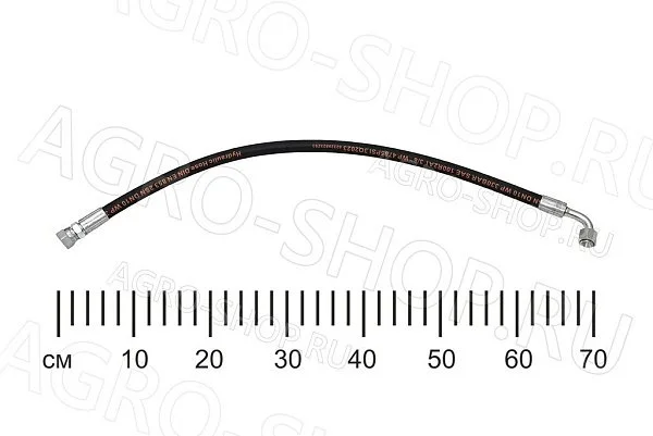 РВД 10-33 L=0,8м (DKI М18х1,5 гайка 22) (DKI М18х1,5 гайка 22) 90* 2SN 