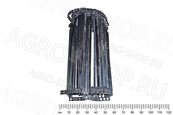 Транспортер КТУ-002170 цепной (цепь усиленная, шаг 38) планка на заклепе КТУ-10 Омск