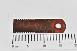 Нож 51010.01 соломоизмельчителя зубчатый (175х50х4,5мм, d=20,1мм.)  RADURA