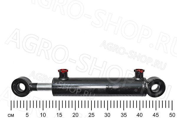 Гидроцилиндр Ц50-3405215-А без пальцев (штуцера в одной плоскости) МТЗ-80/82/952 (Профмаш)