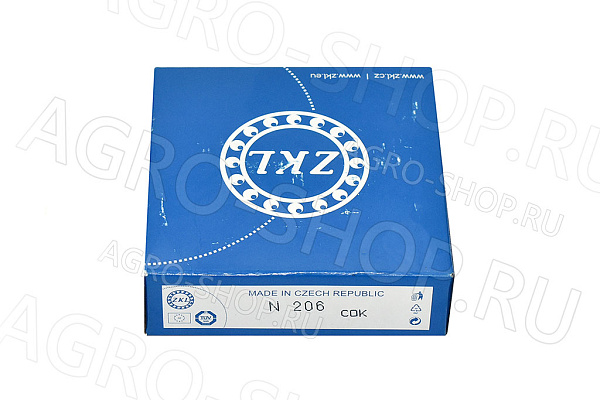 Подшипник 2206 / N206 (30х62х16) (ZKL) 