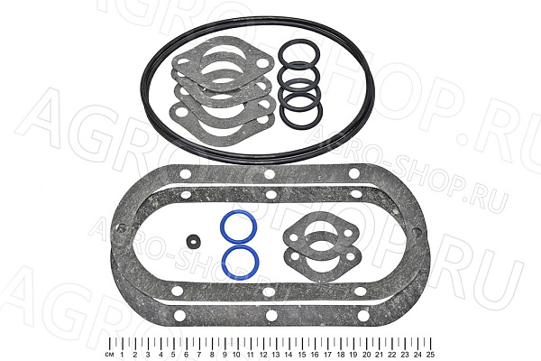 РК 7511-1013001 теплообменника 238Б (кольцо 180х190 фтор, 7 позиций) ЯМЗ-7511