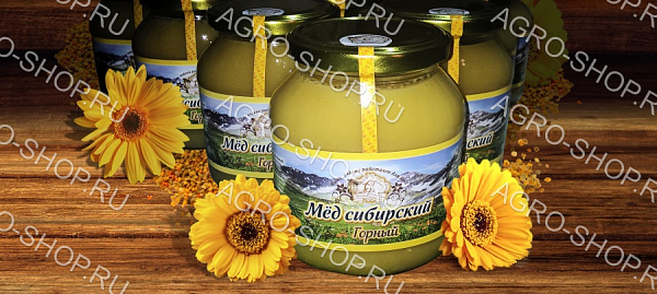 Мёд натуральный дягиль 500 гр. стекло