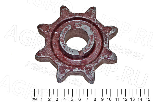 Звездочка СКП 01.06.901А / СЗШ 06.003 натяжная z=8, t=38 без  втулок d=20 СЗС-2,1, СКП-2,1 (Барнаул) 