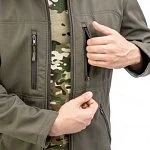 Костюм демисезонный КУМИР PRO, soft shell, хаки, р.60-62/182-188 Helios