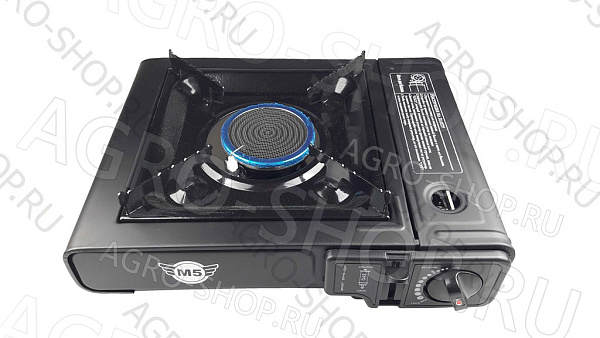 Плита настольная газовая М5 (с переходником)/6/