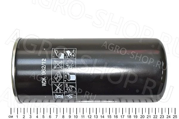 Фильтр топливный WDK962/12 (Common Rail) МТЗ-1025,  КАМ16 ЕВРО 4 MANN