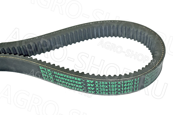 Ремень 38х18-1500 Lp /1440Li вариатора мотовила КЗС-1218, Дон-1500Б, Вектор, Акрос (PIX HARVESTER) 