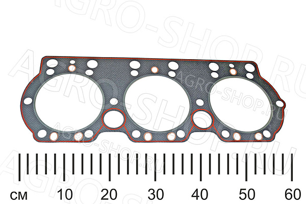 Прокладка ГБЦ 236-1003210-В5 нового образца (с герметиком) ЯМЗ-236  