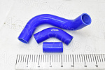 Патрубки 53-1303000-01 радиатора (3шт) силикон синий ГАЗ-53 