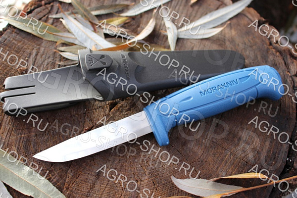 Нож Morakniv Basic 546, нержавеющая сталь, синий, 12241
