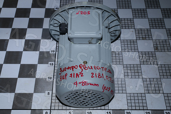 Электродвигатель АИР71А2 0,75 кВт/3000 об/мин (2181 исп.) от d=85 мм, для молочного насоса  