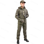 Костюм демисезонный КУМИР PRO, soft shell, хаки, р.60-62/182-188 Helios