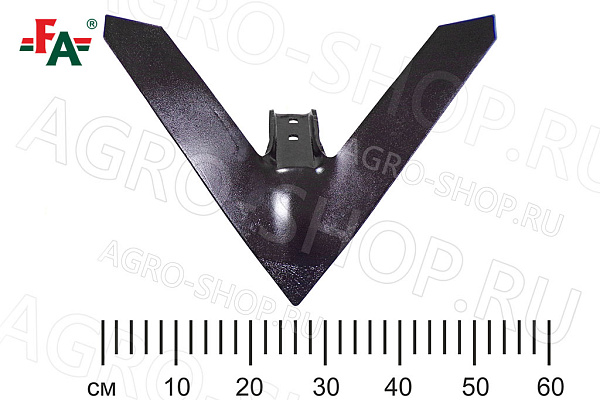 Лапа культиватора Смарагд ст65Г, штамп упр., ТВЧ  t=8 мм FeatAgro