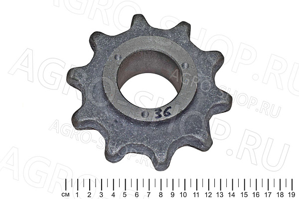 Звездочка z=10, t=38 (под подшип.) главного транспортера ЗМ-60 