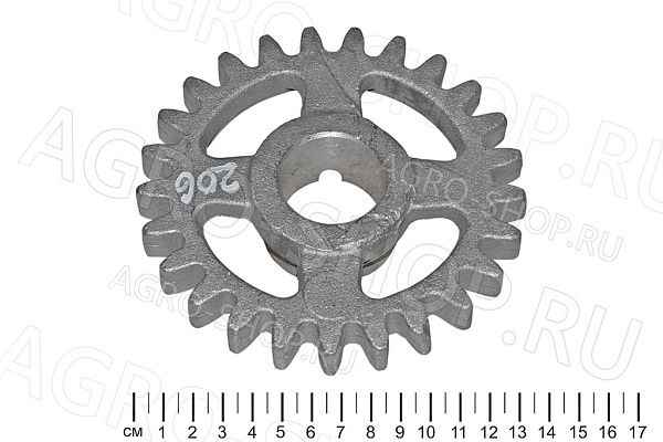 Шестерня СКП 01.06.012А / СЗШ 06.101 z=25 СЗС-2,1, СКП-2,1 (Бийск) 