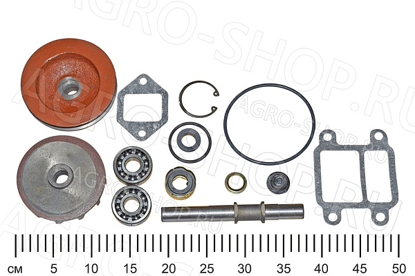 РК 850-1307003-01 водяного насоса (вал+подшип.+крыльч.+шкив) ТМЗ-8481.10