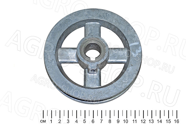 Шкив 00.00.400-17 электродвигателя АИД-2 
