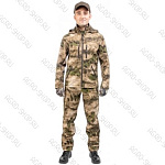 Костюм демисезонный КУМИР PRO, soft shell, мох, р.56-58/182-188 Helios