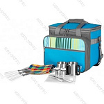 Набор для пикника на 2 персоны HS-811(2)BG Helios