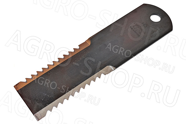 Нож 42254 / 060030Z противорежущий зубчатый (195х50х3мм., d=12мм.) Claas Шумахер