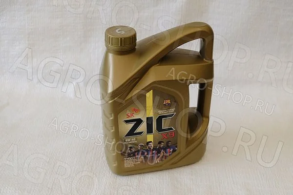 Масло моторное ZIC X9 5w40 SP синтетическое 4л ZIC