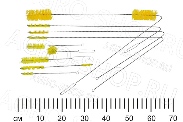 Ерш (в комплекте 8 шт. - 131,132,134, ДПР 10, ДПР 7, ДПР 8, ДПР 9, ДФ0070)  