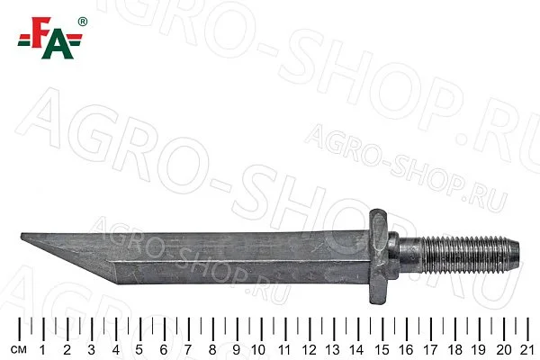 Зуб бороны БЗТ-0430 FeatAgro L=200 мм, М16х2,0 (уп. 60шт.)