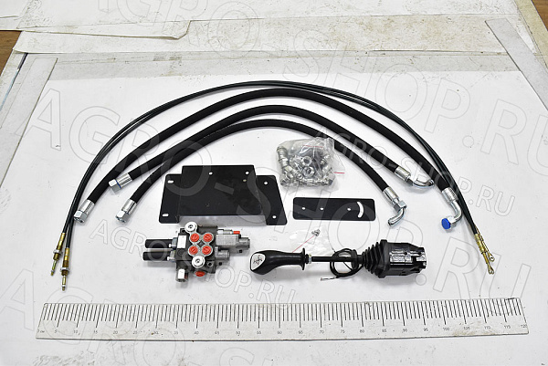 Джойстик на фронтальный погрузчик МТЗ (комплект №1) с распределителем 2р40  