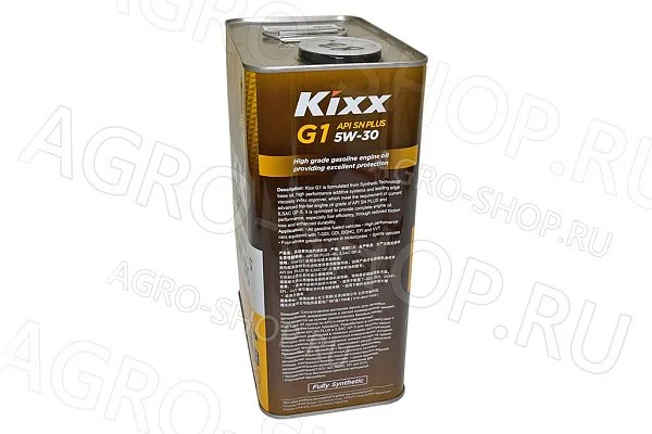 Масло моторное Kixx G1 5w30 SN Plus синтетическое 4л Kixx