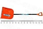 Лопата снеговая с алюминиевым черенком и V-ручкой 410мм (421845)  СИБИН