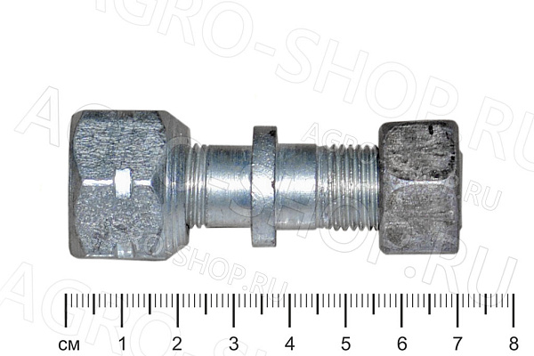 Шпилька 887А-3103016-31 (М16х1,5) с гайками, левая резьба 2ПТС-4 