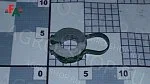 Ограничитель хода ГЦ d=25мм h=16мм (морская волна) FeatAgro
