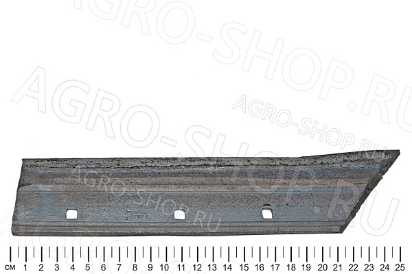 Лемех ПЛЖ-31702 с наплавкой (с ребром жесткости) ПЛН-5-35-1, ПЛ-5-35-4, ПН-8-35 РЗЗ