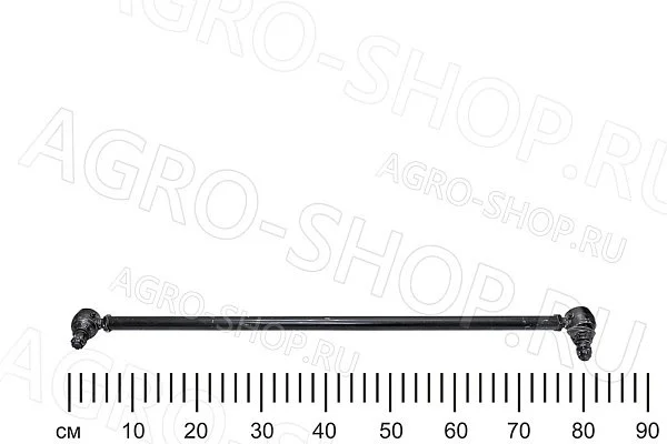 Тяга 469-3414010-04 продольная рулевая (в сборе, 732 мм) УАЗ-469 