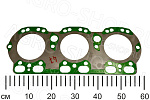 Прокладка ГБЦ 236Д-1003210 стальная (с уплотн. фторсиликон) ЯМЗ-236НЕ; 236БЕ  
