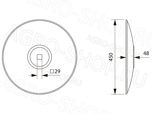 Диск РЗЗ.407.001 / С1-1-450-5-29 ЛДГ РЗЗ