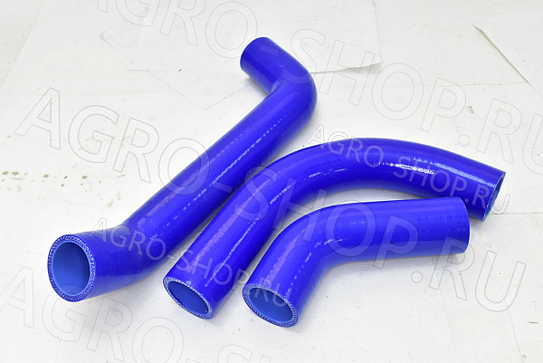 Патрубки 4216-1303000-03 радиатора (3шт) силикон Газель-Бизнес, УМЗ-4216 Евро-3 