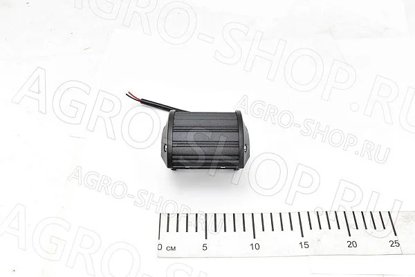 Фара LED АЕ18RT-6LED-LENS-HC прямоуг, линза, направленный свет, 18W, 6 диодов 12В/24В  АвтоЭлектрика