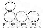 Кольца поршневые СТ-236-1004002-А4/2 d=130мм 2 маслосъемных СМД-60, ЯМЗ-236, ЯМЗ-238, ЯМЗ-240 (Стапри) 