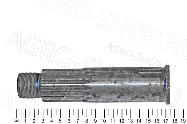 Вал КПП 3.1.01.01.603 ротора нового образца длинный 170 мм. (18 шлиц) КДН-210 Барнаул