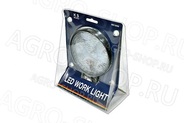 Фара LED SW-12005F-02Е круглая, (116х43х137), 18W, 6 диодов 12В/24В  