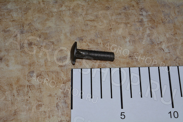 Болт 10х40 полукруглая головка квадратный подголовник стандартный Шаг 1,5 ГОСТ 7802 кл.пр. 5,8 РФ