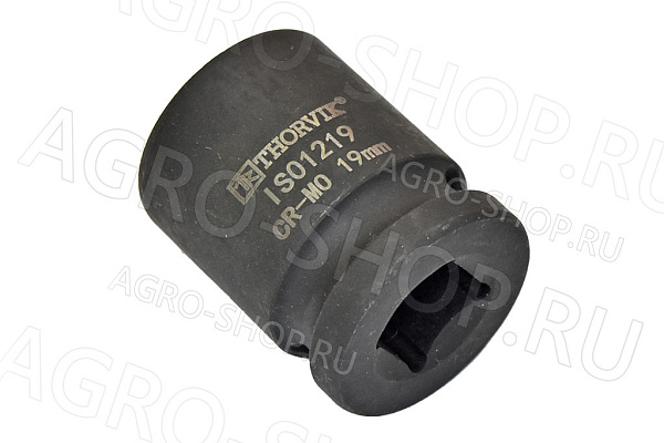 Головка торцевая 19мм 1/2" ударная Thorvik (IS01219)