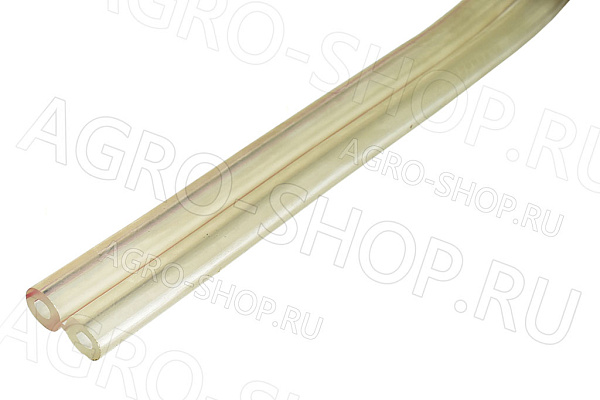 Шланг вакуумный двойной ПВХ d=7 мм (с синей полосой)  