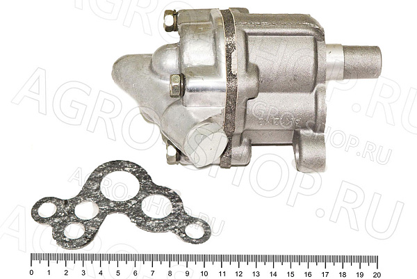 Насос масляный 511-1011003 2-х секционный с прокладкой ГАЗ-53,66 ЗМЗ