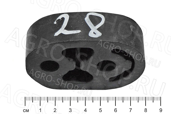 Амортизатор 3105-1203163 / 3221-1203163 глушителя нов/обр ГАЗ-3302,2217,ГАЗон NEXT ГАЗ