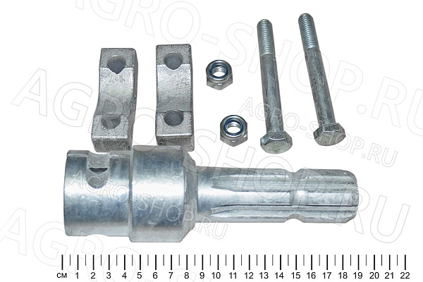 Переходник АК.125.003 / 05.016.3800 (втулка 32х38 8 шлиц - вал 29х35 6 шлиц)  РЗКВ